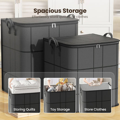 Dura Comforter Organizer | Extra - Large Capacity, Dust - Proof - Hartwella