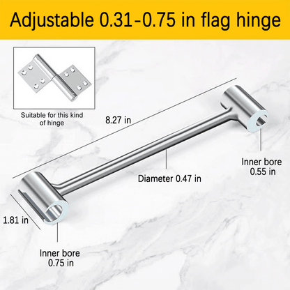 Dura Door Hinge Tool | Heavy-Duty, Ergonomic Design - Hartwella