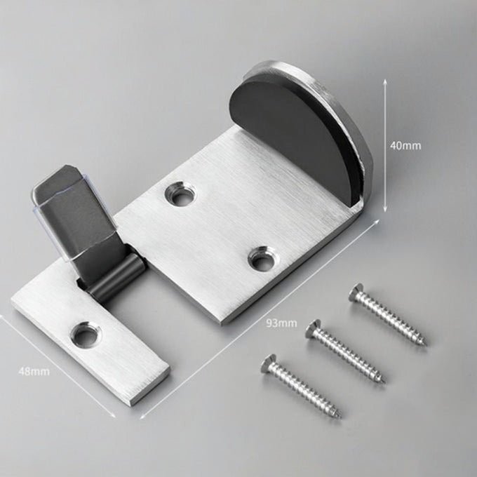 Dura Door Stop | Heavy-Duty Stainless Steel, Impact Absorbing Rubber - Hartwella