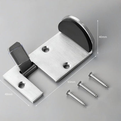 Dura Door Stop | Heavy-Duty Stainless Steel, Impact Absorbing Rubber - Hartwella