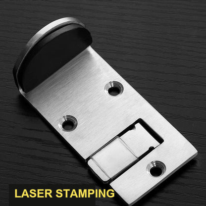Dura Door Stop | Heavy-Duty Stainless Steel, Impact Absorbing Rubber - Hartwella