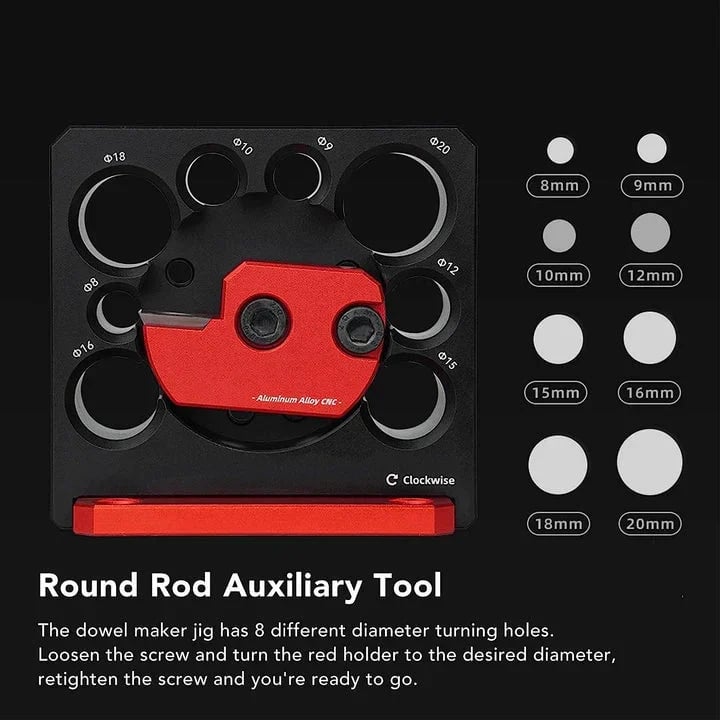 Dura Dowel Maker Jig | Adjustable Precision Tool - Hartwella