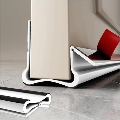 Dura Draft Stopper | Under-Door Soft PVC Seal, Adjustable Fit for 3.5–5.5 cm Doors - Hartwella