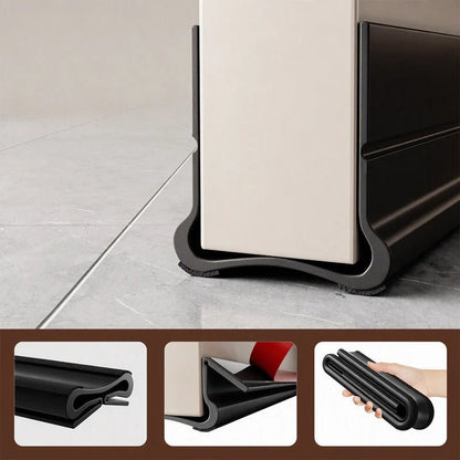 Dura Draft Stopper | Under-Door Soft PVC Seal, Adjustable Fit for 3.5–5.5 cm Doors - Hartwella