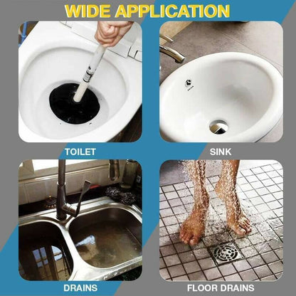 Dura Drain Auger | Heavy - Duty Manganese Steel for Unclogging Sinks and Toilets - Hartwella
