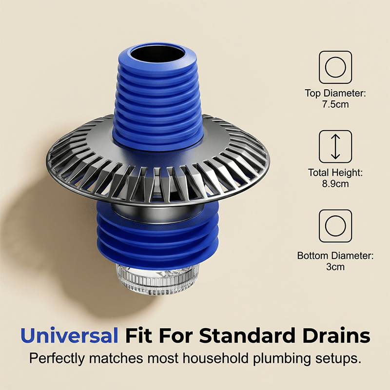 Dura Drain Connector | 3-in-1 Design, Rustproof - Hartwella