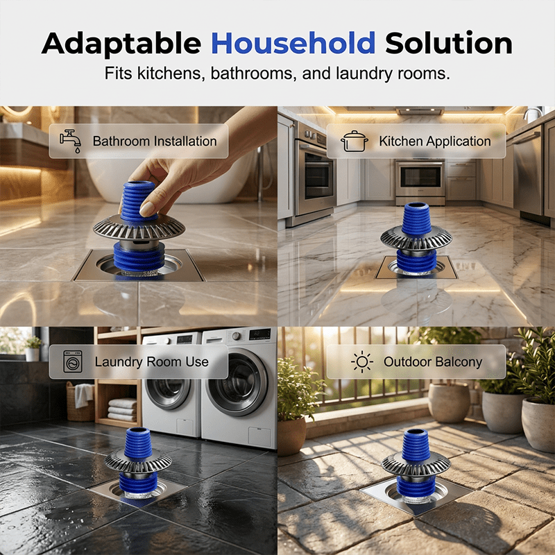Dura Drain Connector | 3-in-1 Design, Rustproof - Hartwella