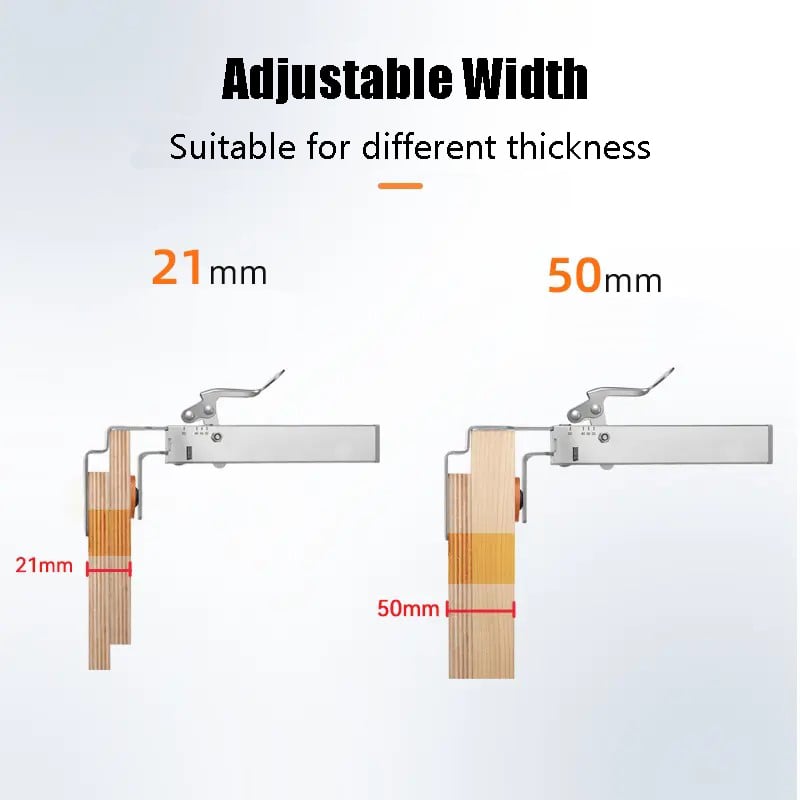 Dura Drawer Clamp | Adjustable Width, Reinforced Design - Hartwella