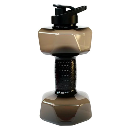 Dura Dumbbell Water Bottle | Ergonomic Design, BPA - Free, Flip - Top Spout - Hartwella