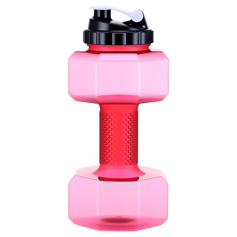 Dura Dumbbell Water Bottle | Ergonomic Design, BPA - Free, Flip - Top Spout - Hartwella