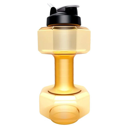 Dura Dumbbell Water Bottle | Ergonomic Design, BPA - Free, Flip - Top Spout - Hartwella