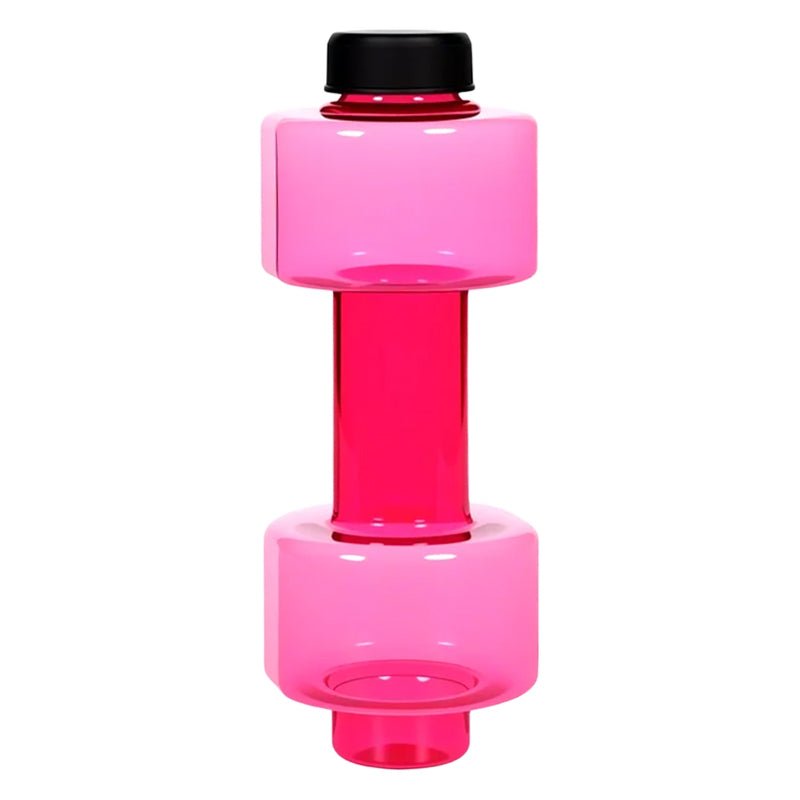 Dura Dumbbell Water Bottle | Ergonomic Design, BPA - Free, Flip - Top Spout - Hartwella