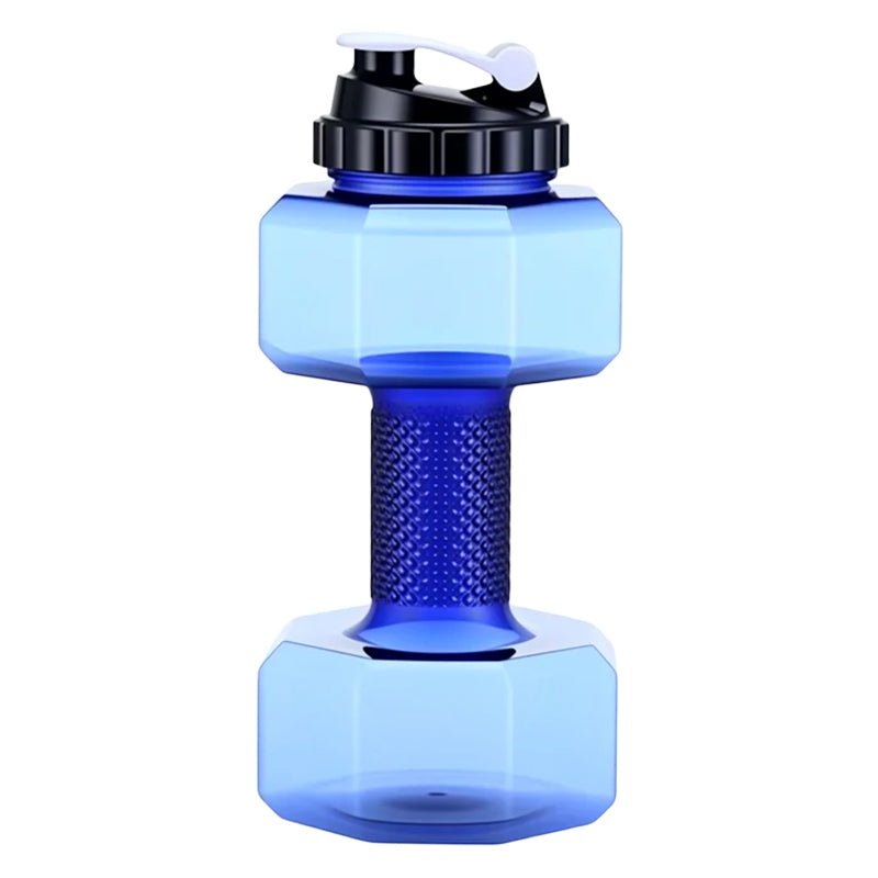 Dura Dumbbell Water Bottle | Ergonomic Design, BPA - Free, Flip - Top Spout - Hartwella