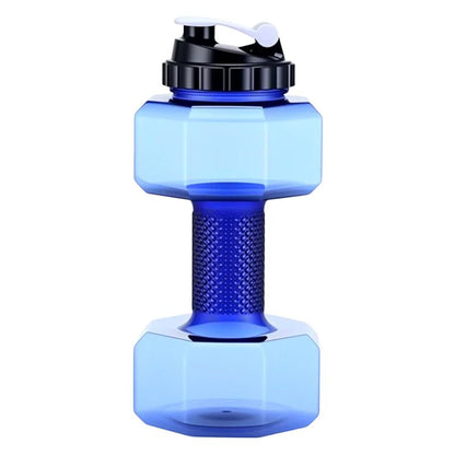 Dura Dumbbell Water Bottle | Ergonomic Design, BPA - Free, Flip - Top Spout - Hartwella