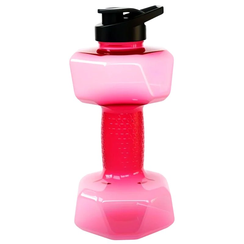 Dura Dumbbell Water Bottle | Ergonomic Design, BPA - Free, Flip - Top Spout - Hartwella