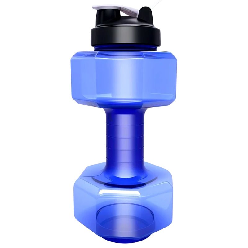 Dura Dumbbell Water Bottle | Ergonomic Design, BPA - Free, Flip - Top Spout - Hartwella