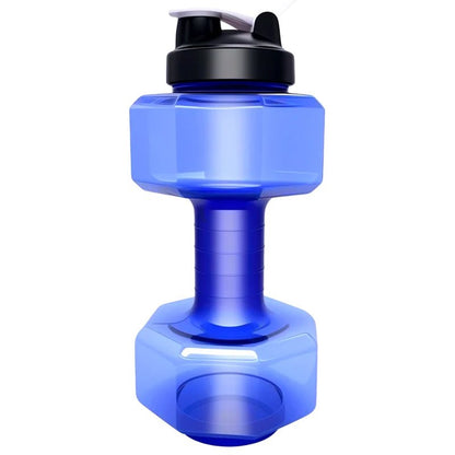 Dura Dumbbell Water Bottle | Ergonomic Design, BPA - Free, Flip - Top Spout - Hartwella