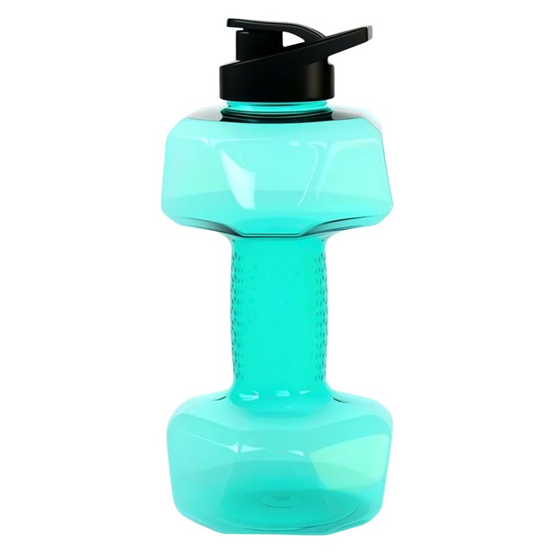 Dura Dumbbell Water Bottle | Ergonomic Design, BPA - Free, Flip - Top Spout - Hartwella