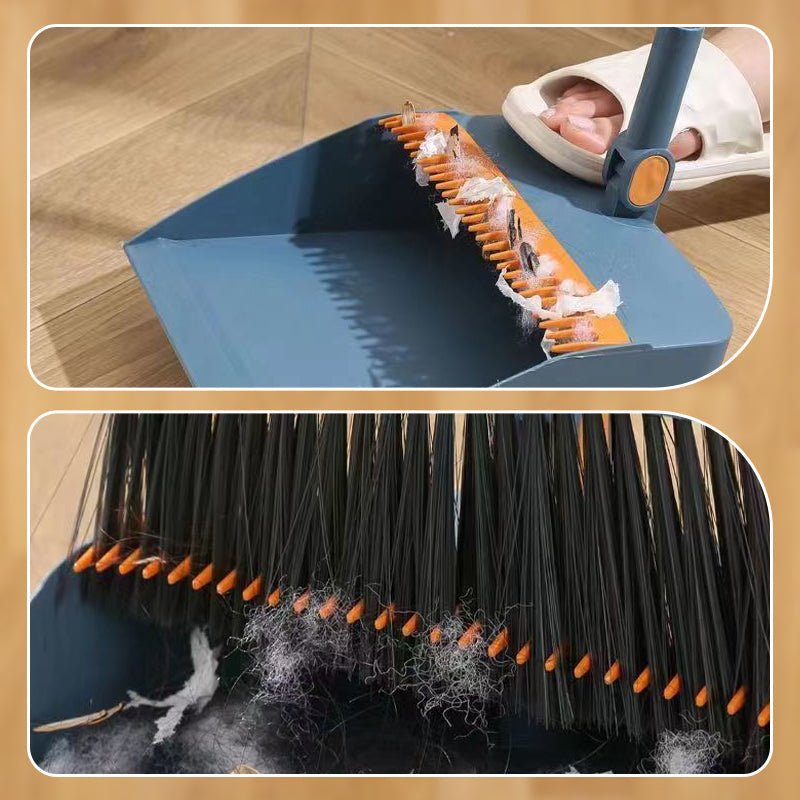 Dura Dustpan Set | 180° Rotating Broom - Hartwella