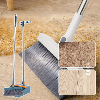 Dura Dustpan Set | 180° Rotating Broom - Hartwella