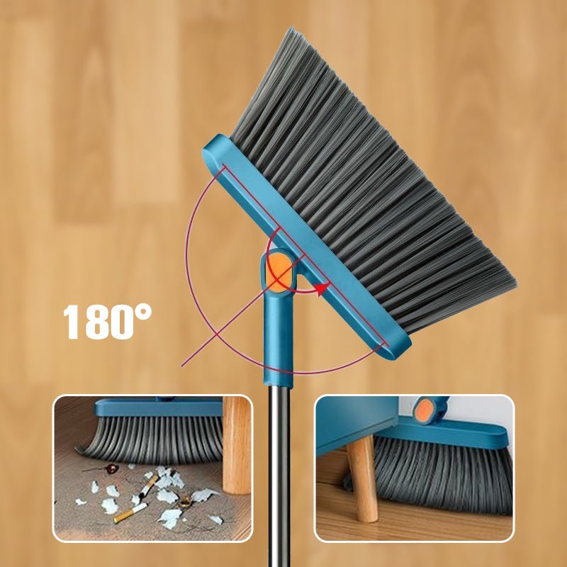 Dura Dustpan Set | 180° Rotating Broom - Hartwella