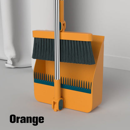 Dura Dustpan Set | 180° Rotating Broom - Hartwella