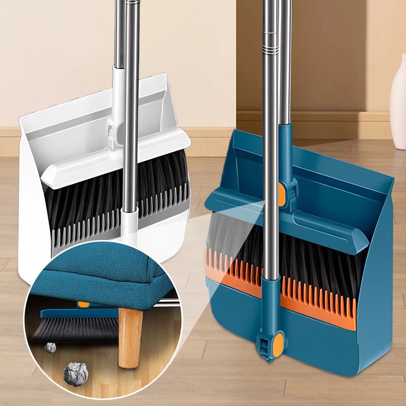 Dura Dustpan Set | 180° Rotating Broom - Hartwella