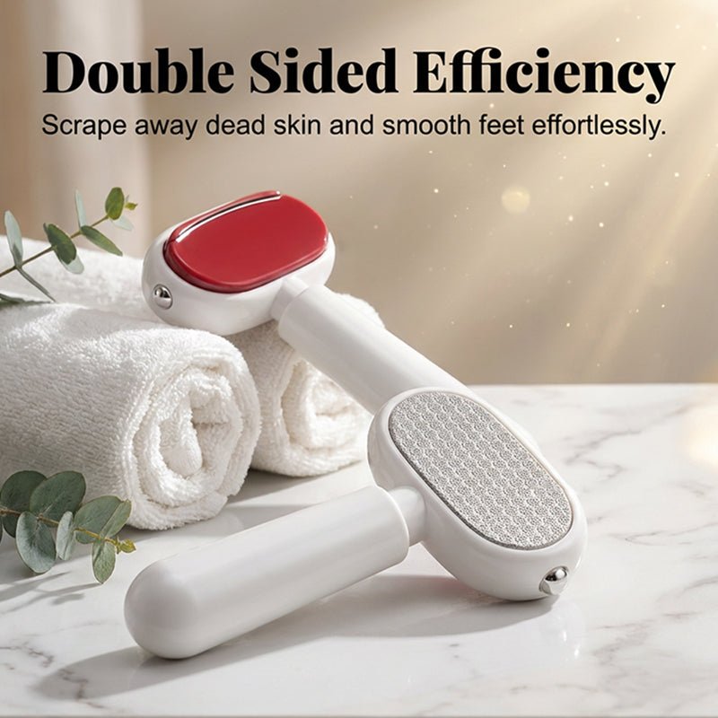 Dura Foot Scraper Tool | Dual - Sided Stainless Steel Callus Remover - Hartwella