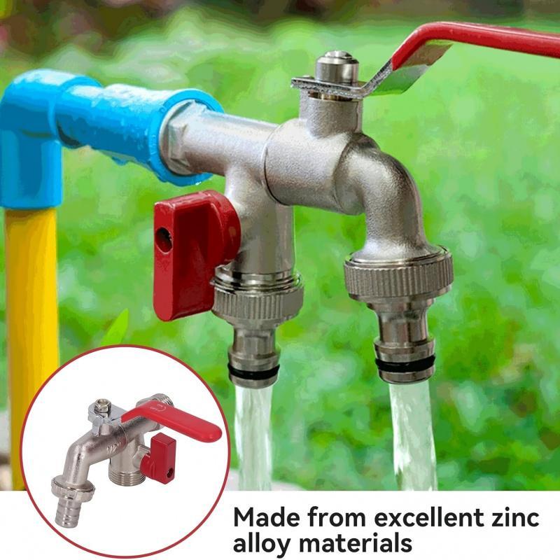 Dura Garden Faucet | Stainless Steel, Double Outlet Hose Bibs - Hartwella