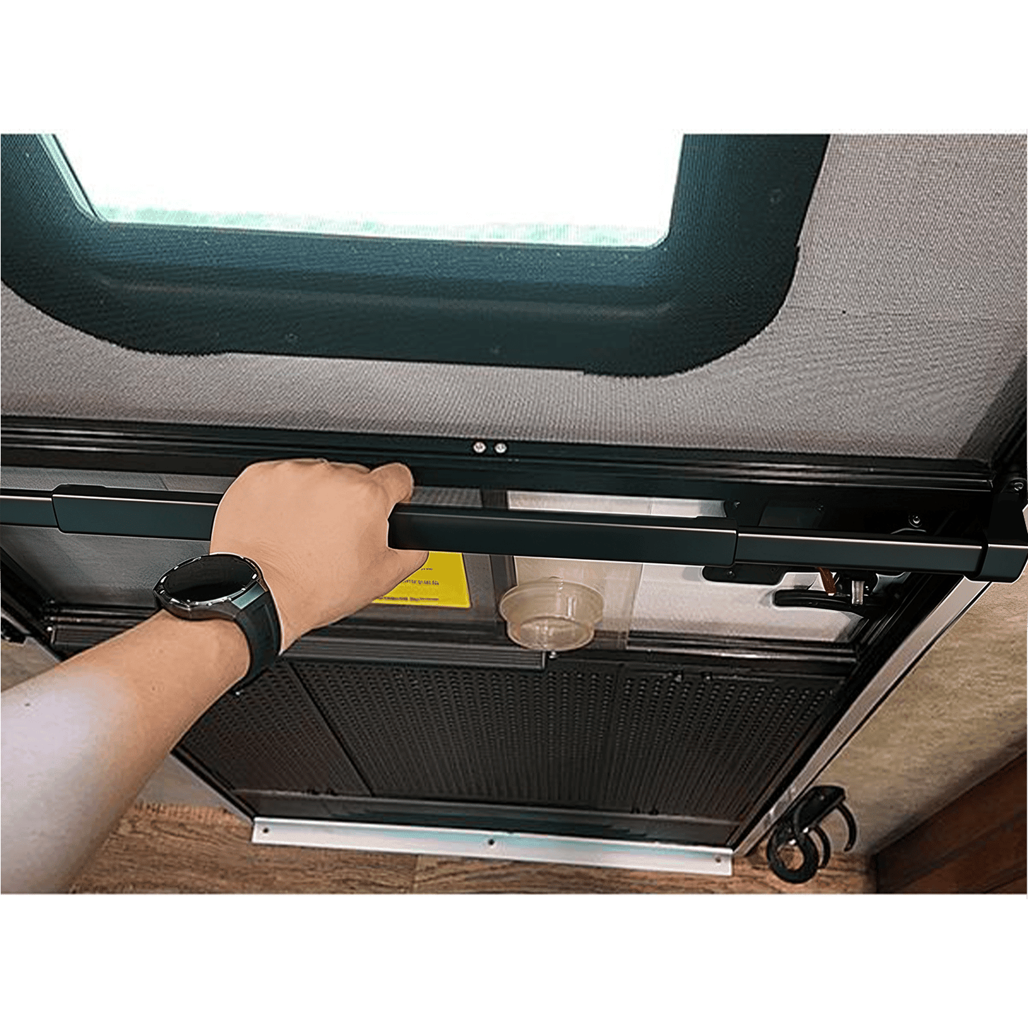 Dura Glide RV Handle | Lightweight Telescopic Aluminum for Screen Doors - Hartwella