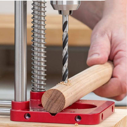 Dura Portable Drill Guide | Precision Woodworking Tool, Adjustable Fence, Easy Centering - Hartwella