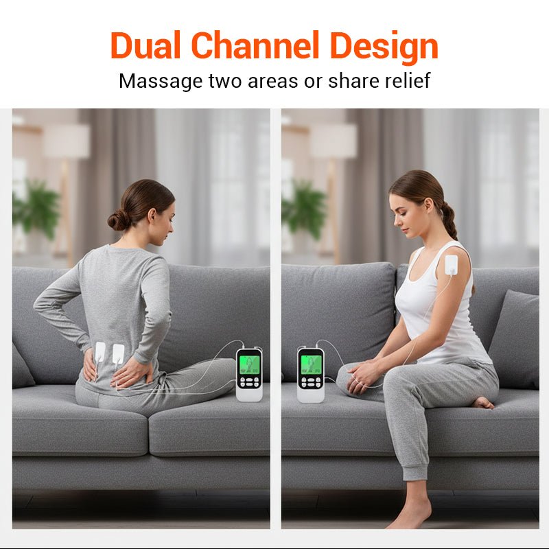 Dura TENS Unit | Dual Channel Muscle Stimulator - Hartwella