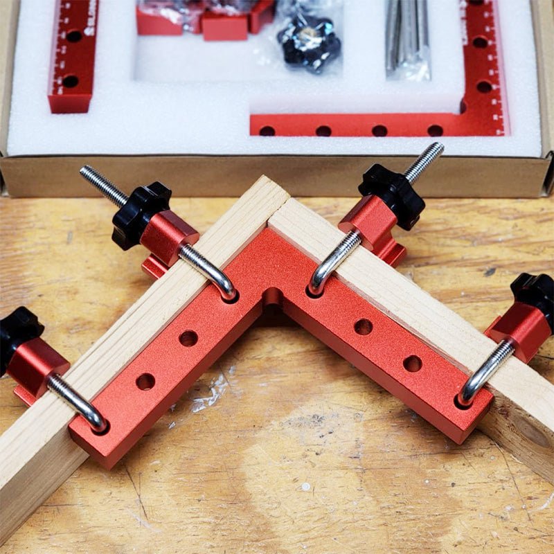 DuraClamps Precision Squares Set | Aircraft-Grade Aluminum, Perfect 90° Angles - Hartwella
