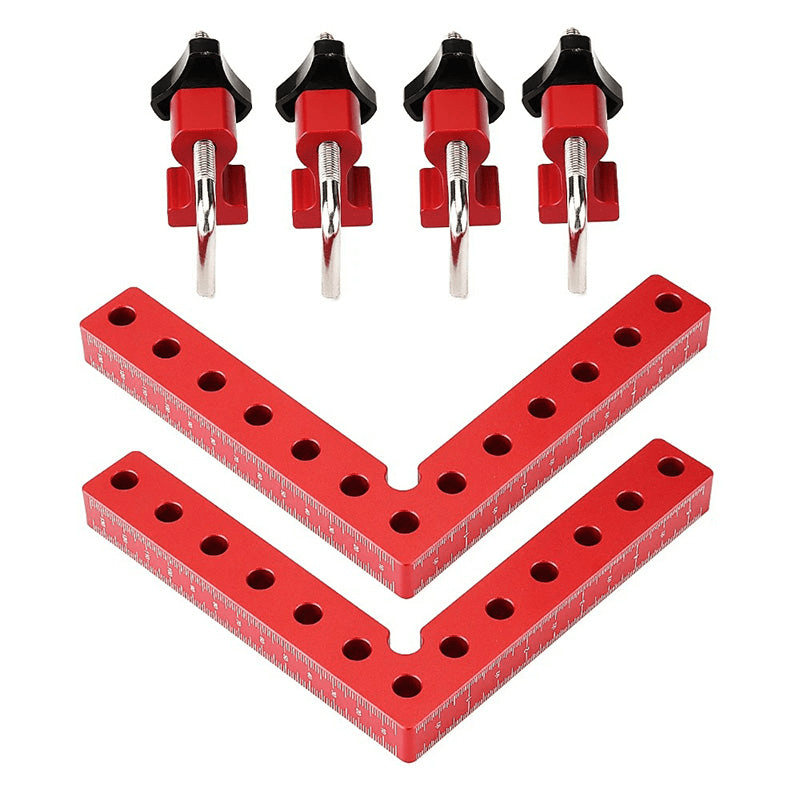 DuraClamps Precision Squares Set | Aircraft-Grade Aluminum, Perfect 90° Angles - Hartwella