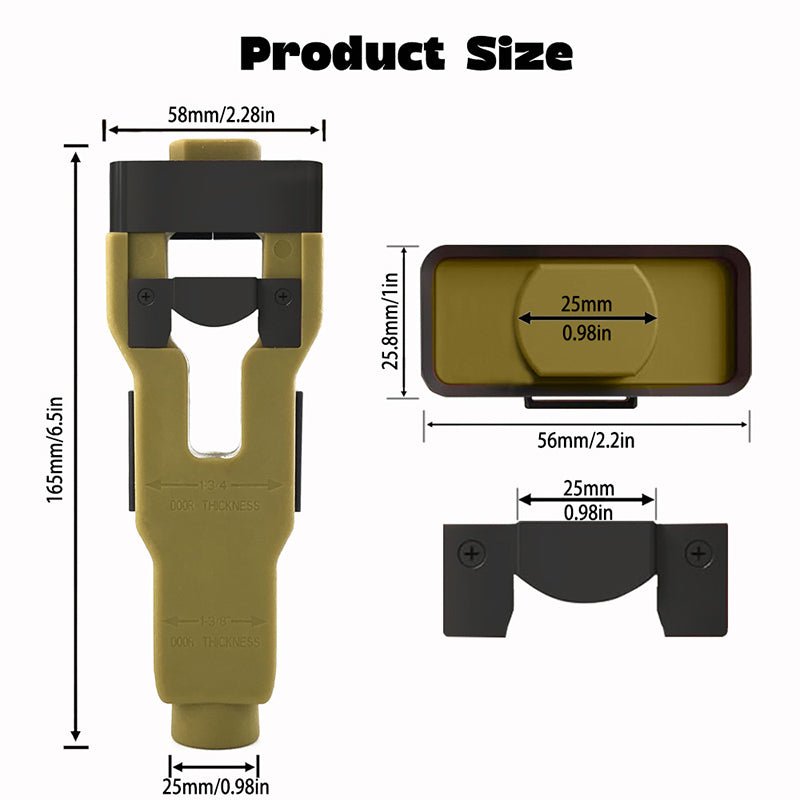 DuraLatch Installation Tool | Accurate Mortise Guide - Hartwella