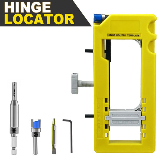 DuraPro Door Hinge Jig | Adjustable Hinge Mortise Template for Router - Hartwella