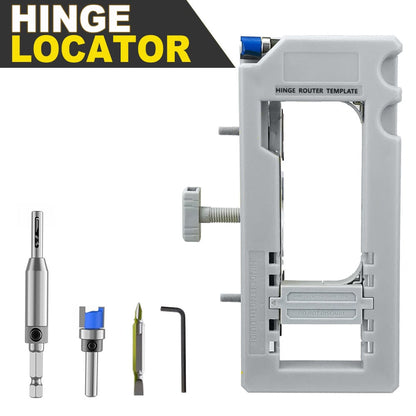 DuraPro Door Hinge Jig | Adjustable Hinge Mortise Template for Router - Hartwella