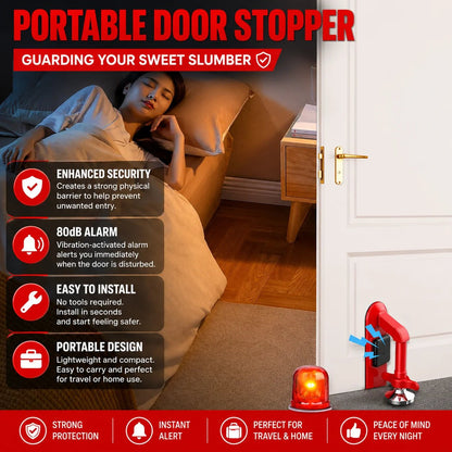 DuraSecure Door Alarm System | 80 dB Sensor for Enhanced Safety - Hartwella