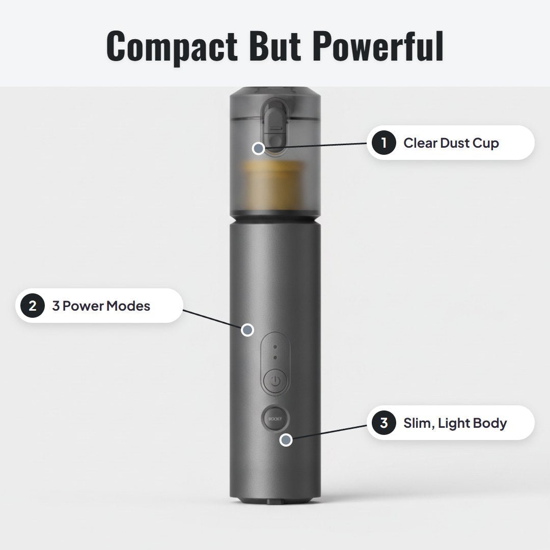 Dustra™ 4-in-1 Cordless Air Duster & Vacuum