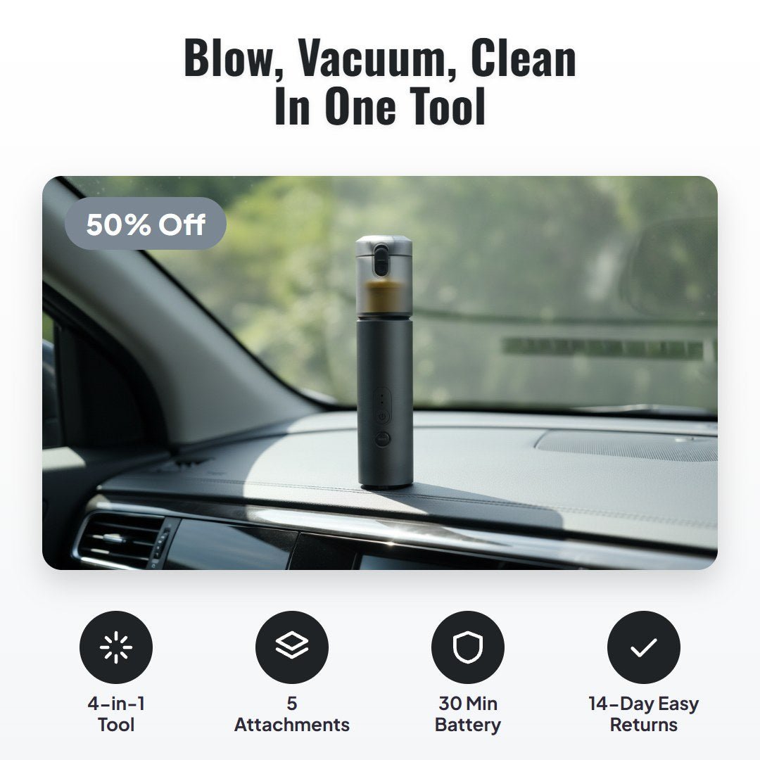 Dustra™ 4-in-1 Cordless Air Duster & Vacuum - Hartwella