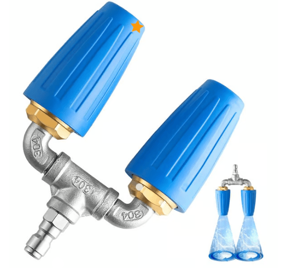 Dynamo Turbo Nozzle Pressure Washer | Dual Turbo, High Efficiency Design - Hartwella