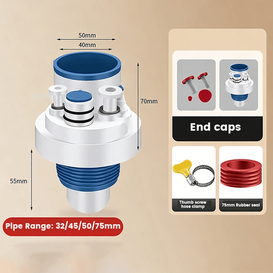 Easiest Drain Connector | Multi-Port Design, Leak-Proof - Hartwella