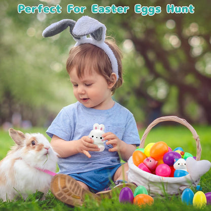 Easter Surprise Eggs | Prefilled Squishy Toys for Easter Egg Hunt - Hartwella