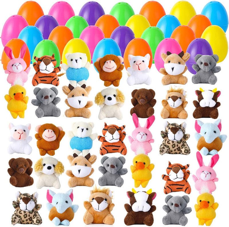 Easter Surprise Eggs | Prefilled Squishy Toys for Easter Egg Hunt - Hartwella