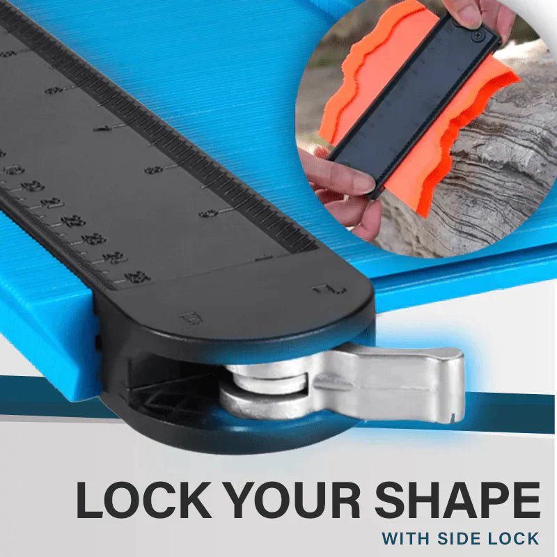 Eazy Contour Gauge Tool | High Precision Duplicator with Locking Mechanism - Hartwella