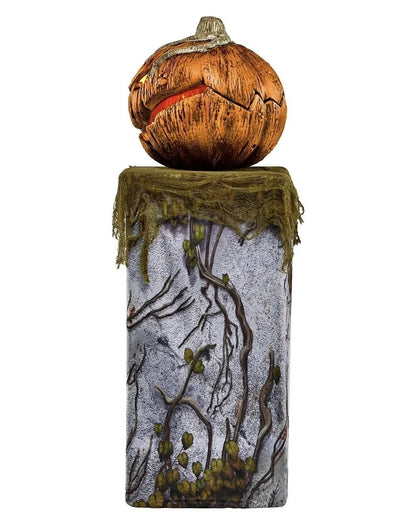 Ebon Halloween Pumpkin Decoration | Animatronic with LED Eyes, 135 cm Tall, Indoor/Outdoor - Hartwella