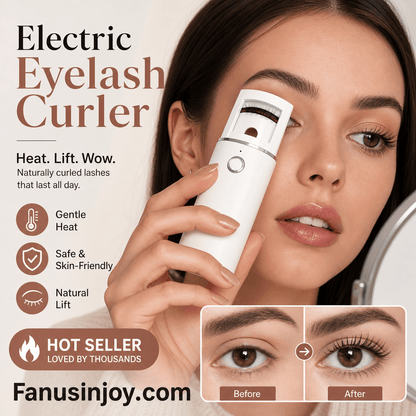 Elyra Heated Eyelash Curler | Rechargeable, Gentle Curling Technology - Hartwella