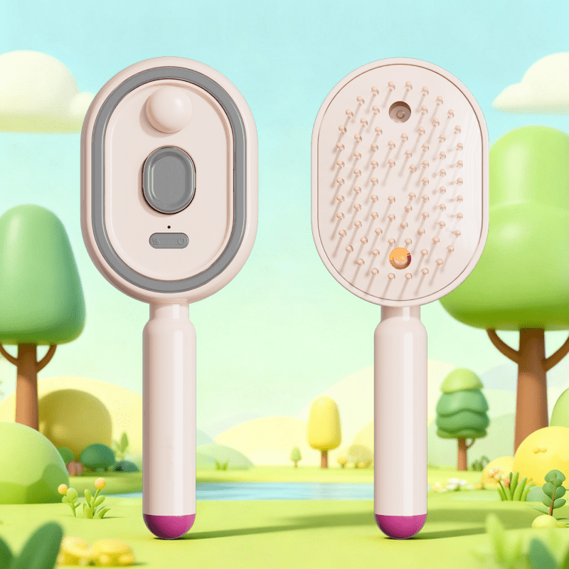 Elysia Electric Hair Brush | Dual-Action Spray & Scalp Massager - Hartwella