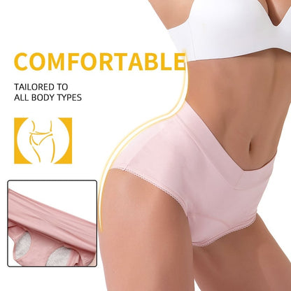 Elysia Leak Proof Panties | High - Waisted, Cotton Comfort - Hartwella