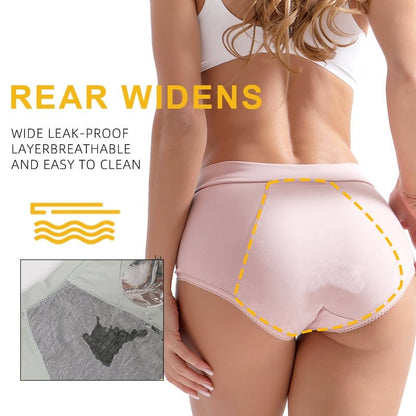 Elysia Leak Proof Panties | High - Waisted, Cotton Comfort - Hartwella
